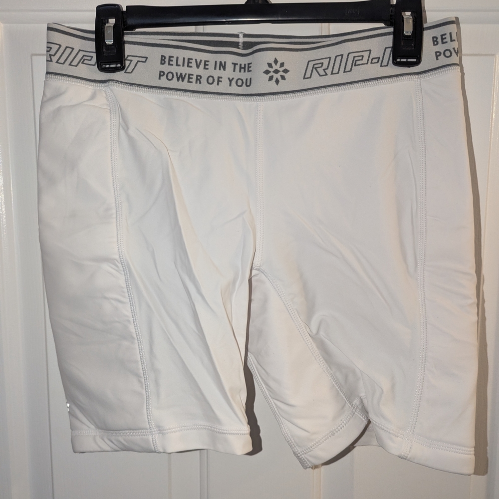 Rip-It White Athletic Softball Sliding Shorts Women's XL